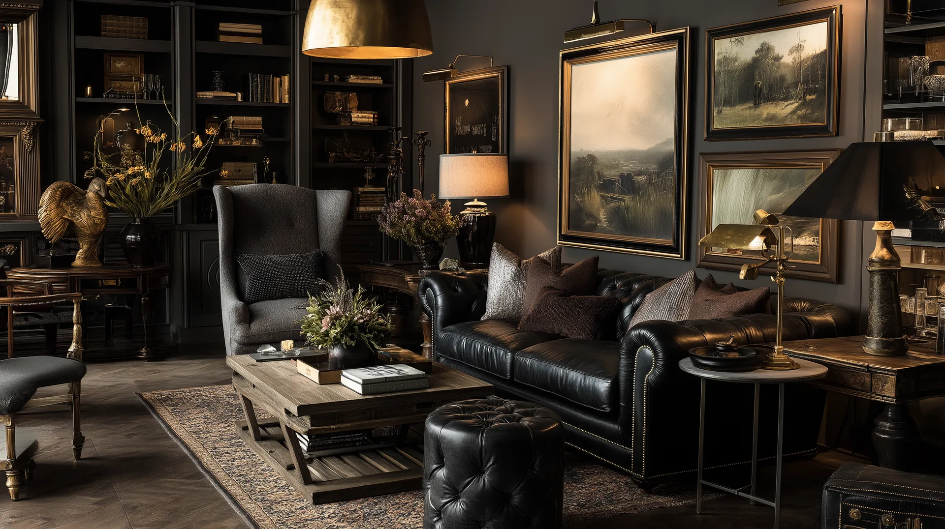 Beautifully upholstered living room furniture